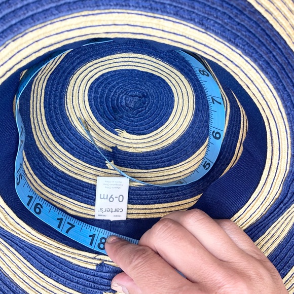 Infant Striped Floppy Sun Hat - Picture 8 of 11